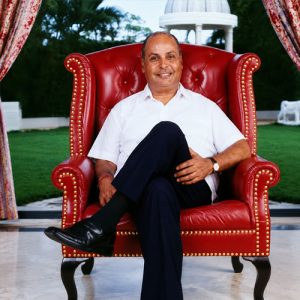 Founder of reliance late mr.dhirubhai Ambani's