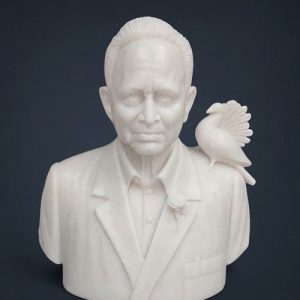 Portrait Human Bust Statue