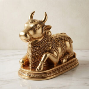 brasss Nandi sculpture