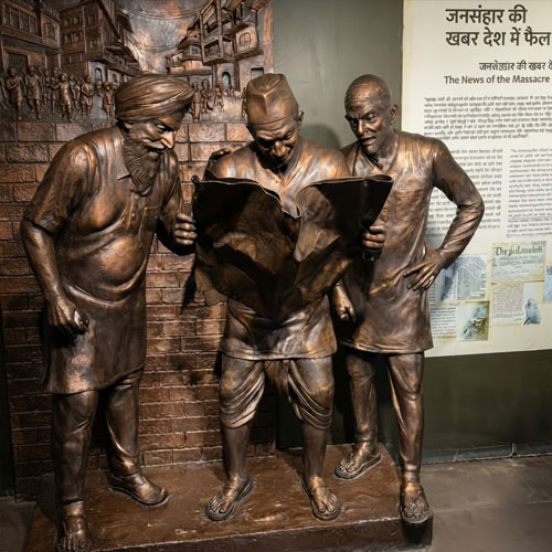 bronze sculptures