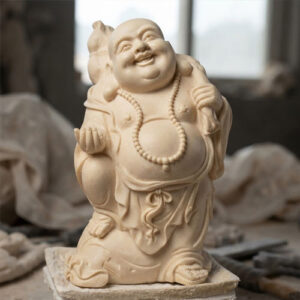 Frp laughing budddha sculpture